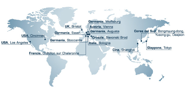 Die internationalen Standorte der CADENAS AG Die internationalen Standorte der CADENAS AG